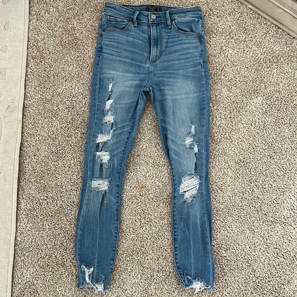 ABERCROMBIE & FITCH Blue Denim Jeans